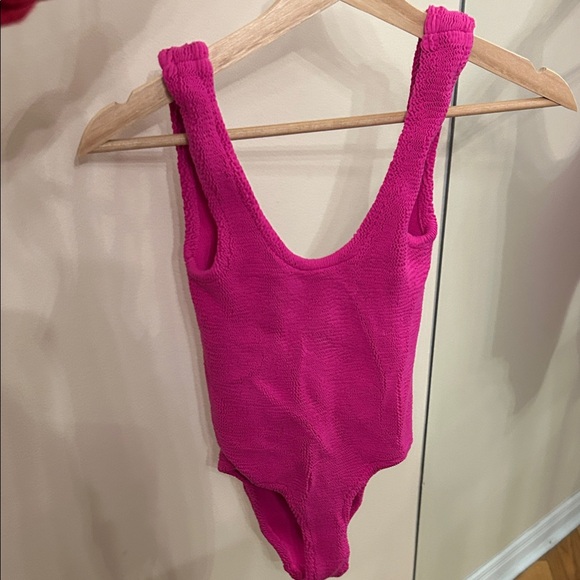 Zara Hot Pink One Piece Swimsuit - Picture 4 of 7